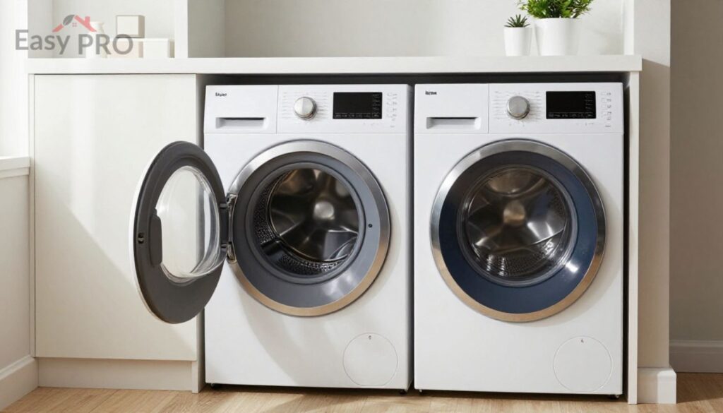 Stackable Washer and Dryer Laundry Room Ideas