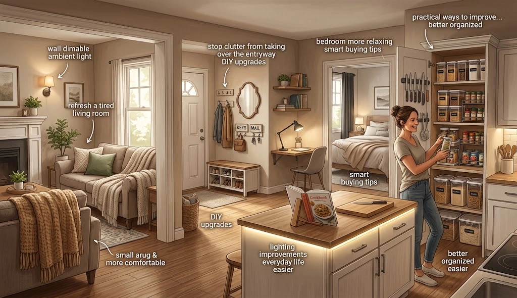 TheHomeTrotters Blog Home Ideas: Practical Ways to Improve Every Room